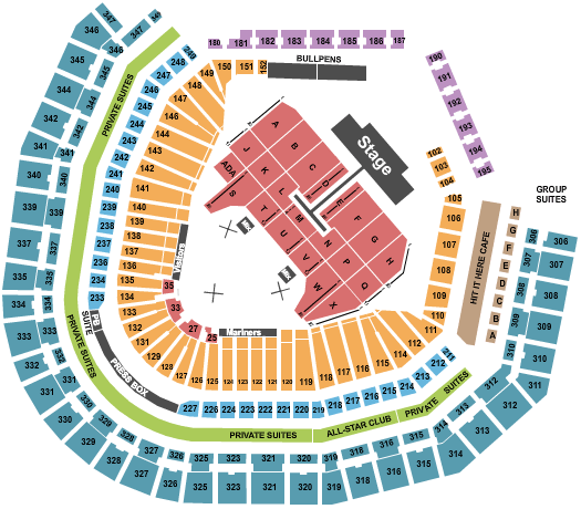 T-Mobile Park Jelly Roll Seating Chart